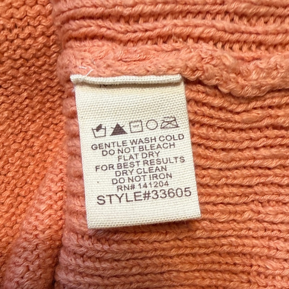 Hem & Thread Apricot Orange Crewneck Sweater - Picture 8 of 10